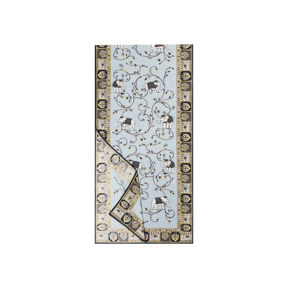 Elephant Garden 45x180 - multi grey