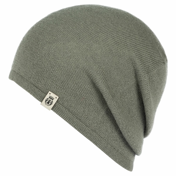 Business Cashmere Muetze - khaki