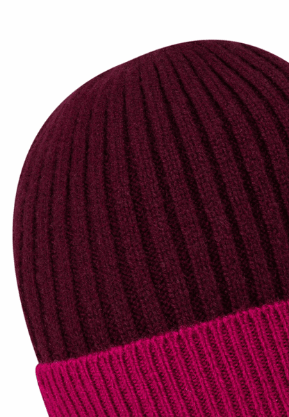 Colour Waves Mütze - wine
