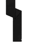 Klassischer Strickschal  - black