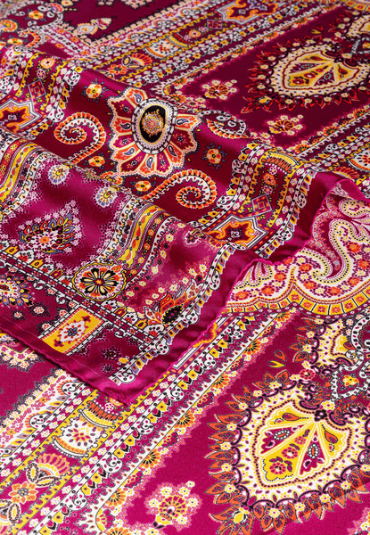 Paisley Arcade 45x180  - pink/lemon