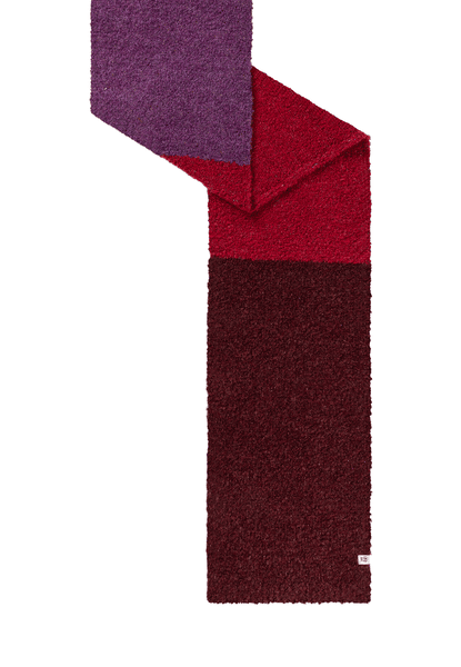 Cosy Bouclé New Schal 30x180  - multi wine