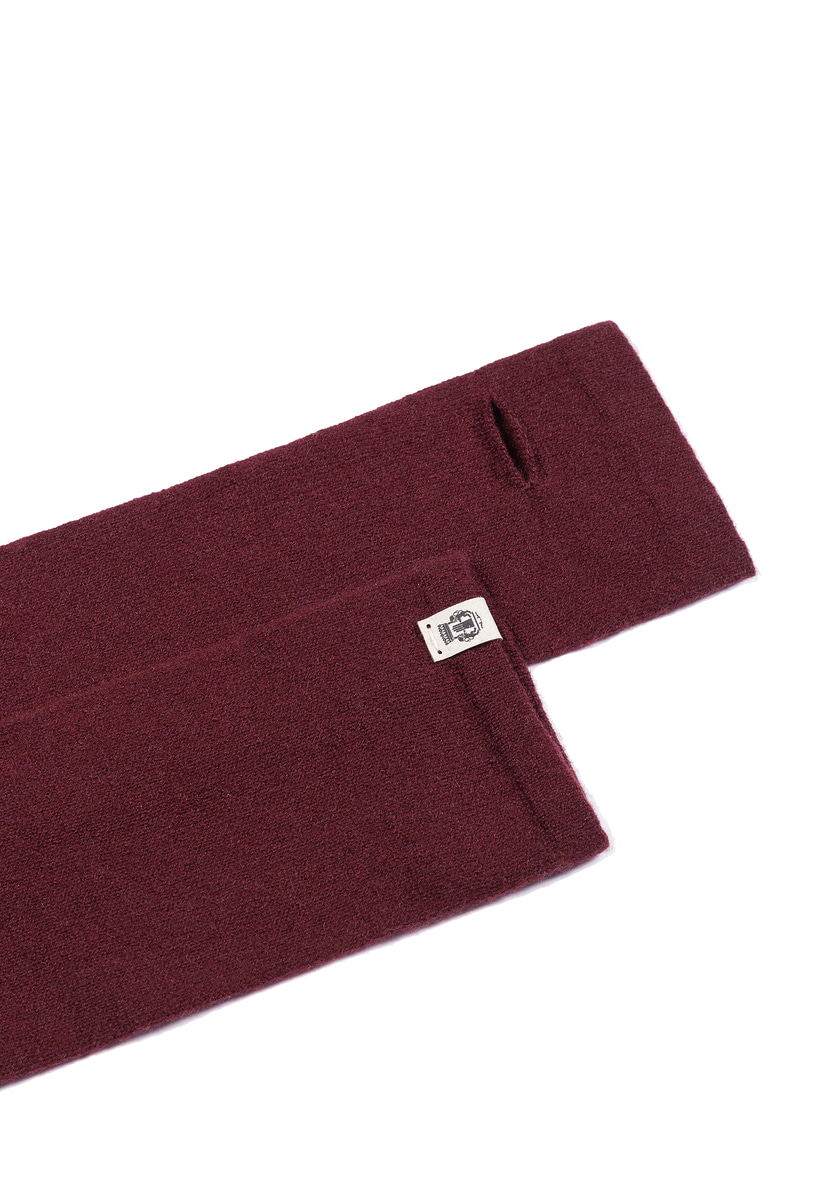 Pure Cashmere Stulpe - mulberry