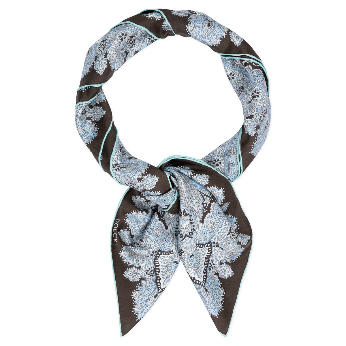 Flourishing Paisley 90x90 - multi natural