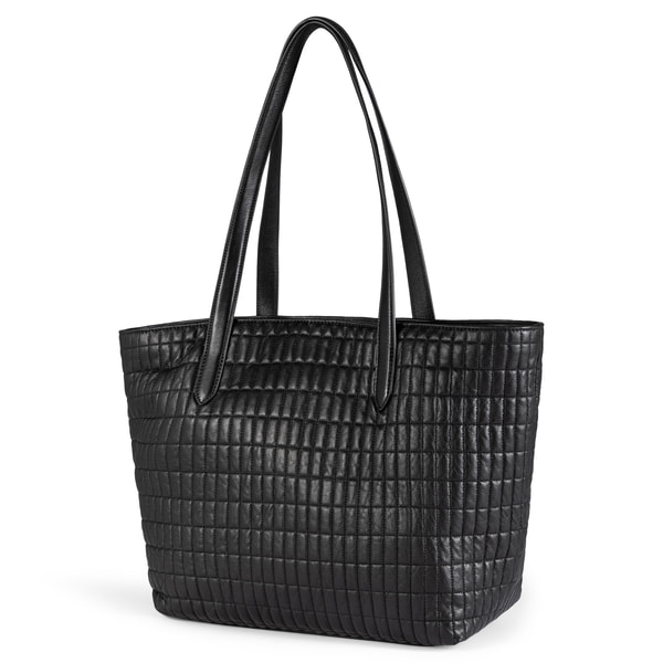 Carol Shopper Quilted Large - black