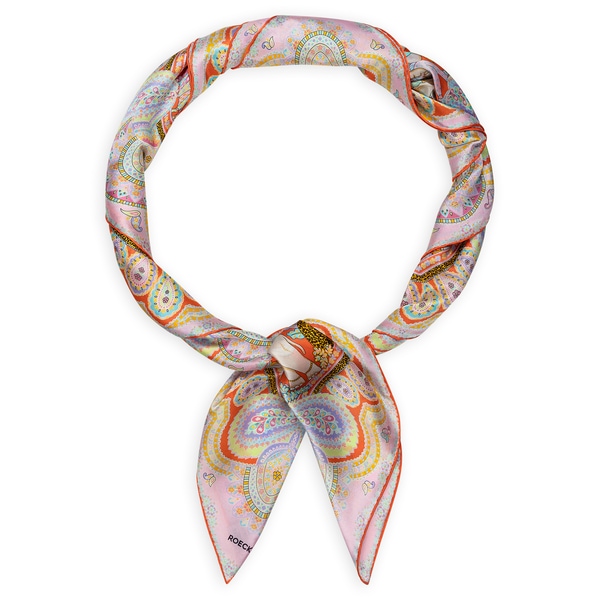 Elephant Parade Silk 140x140 - multi flamingo