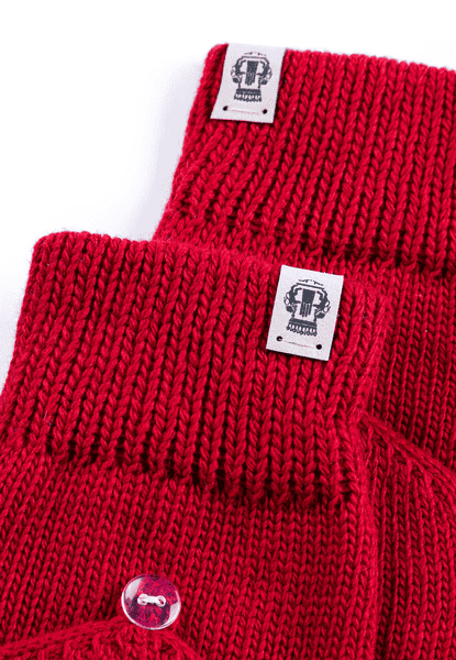 Essentials Kapuzenhandschuhe Basic - red