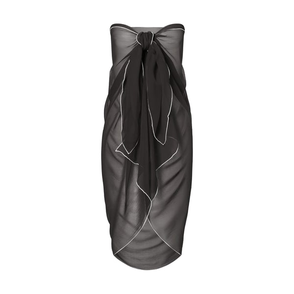 Contrast Color Pareo 100x190 100x190 - black/white