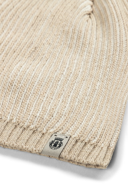 Two Tone Rib Muetze - sand