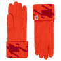 Modern Pepita Handschuhe - hot orange