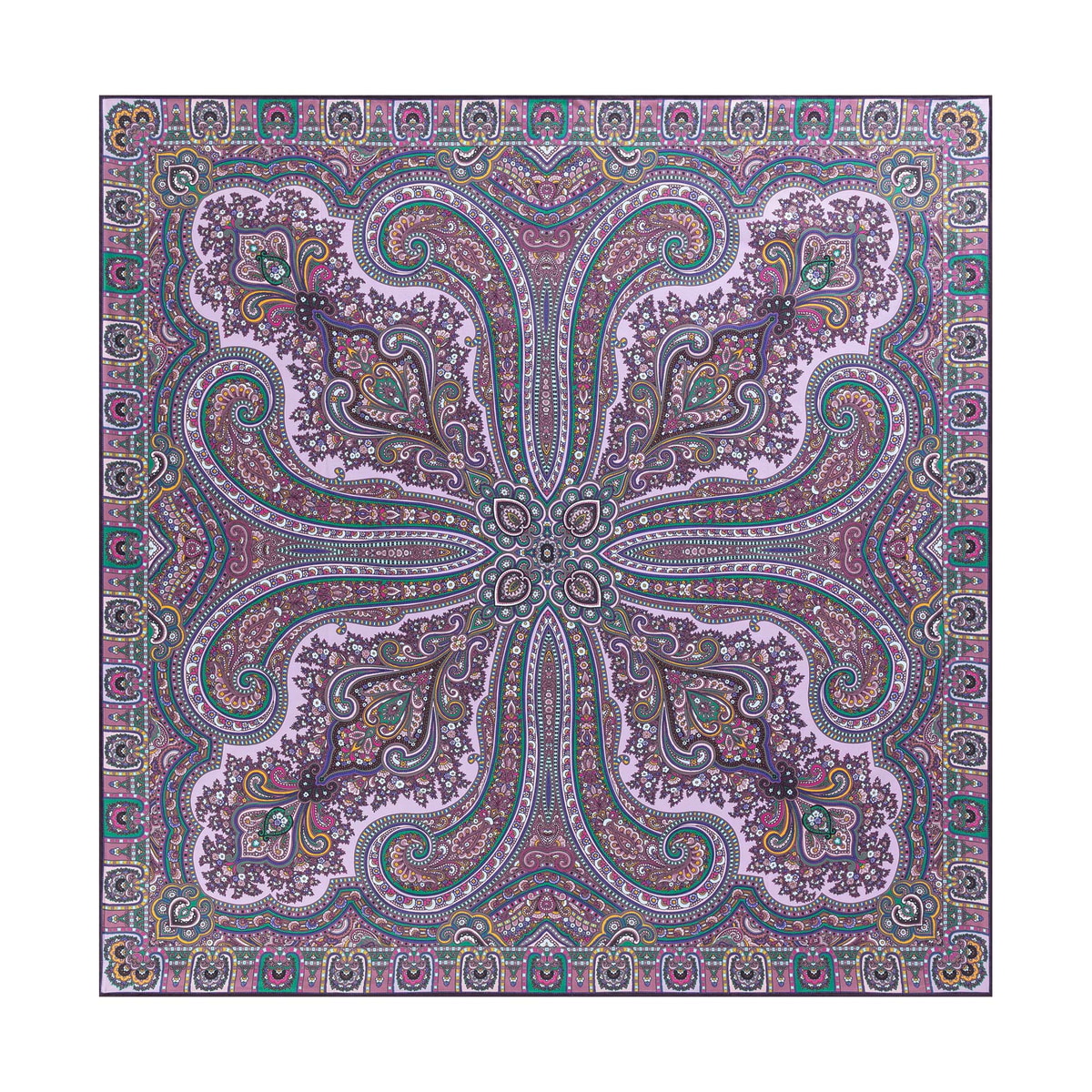 Paisley Star 90x90 - multi wine