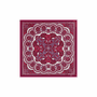 Fine Paisley 53x53  - multi wine