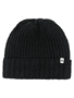 Pure Cashmere Umschlagmuetze - black