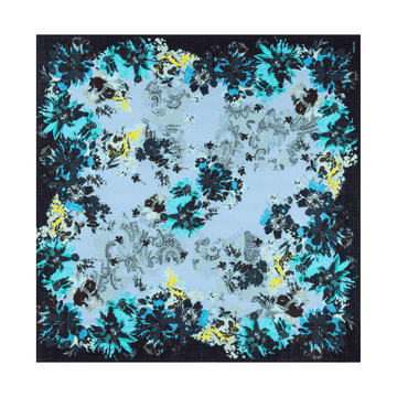 Blooming Harmony 100x100  - multi navy