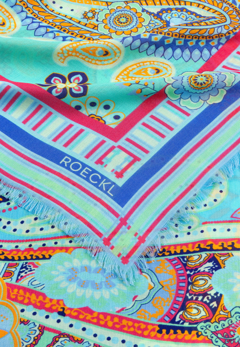 Summer Vibes 130 x 130  - multi blue