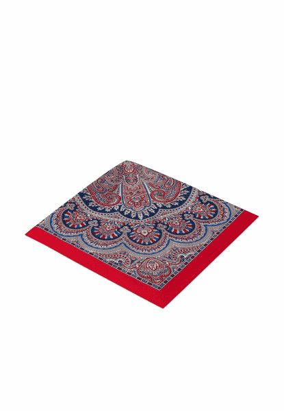 Young Paisley 53 x 53 - red/navy