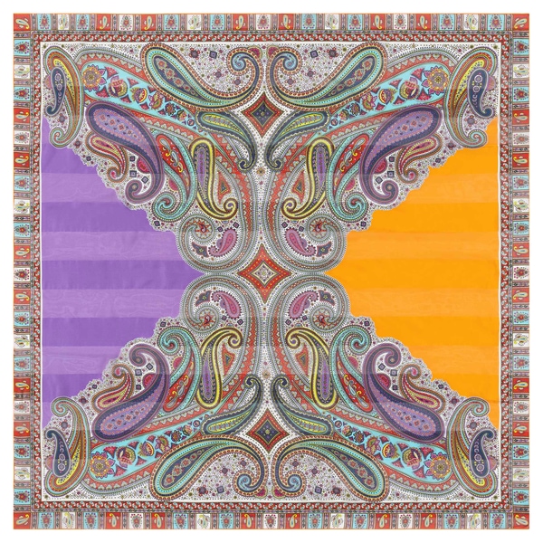 Summer Paisley 140x140 - lavender