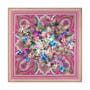 The Art of Flowers 90x90  - multi magenta