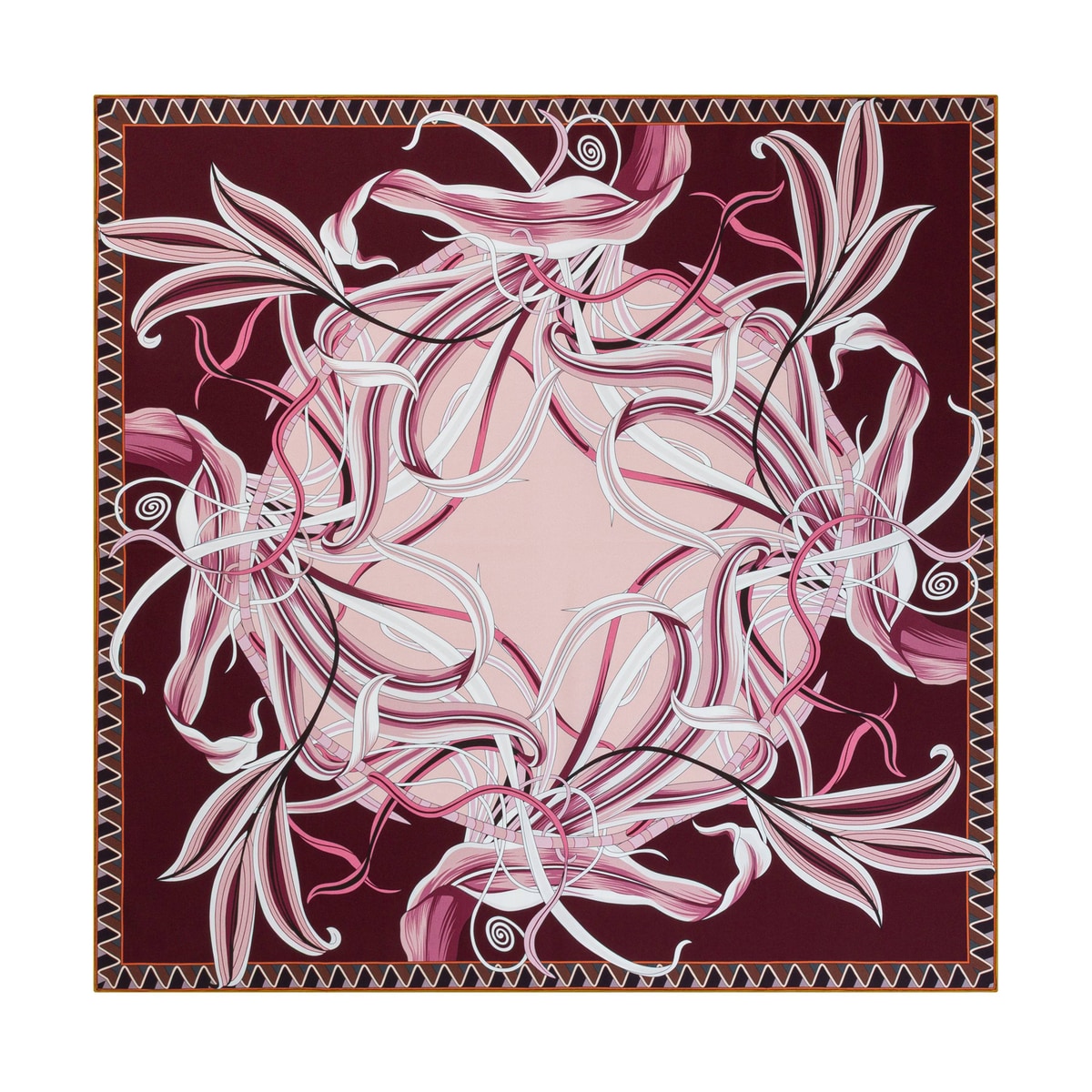 Delia 86x86  - navy/wine