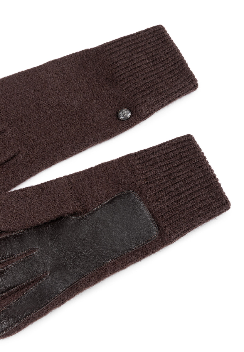 Walkhandschuhe Lederinnenhand - mocca