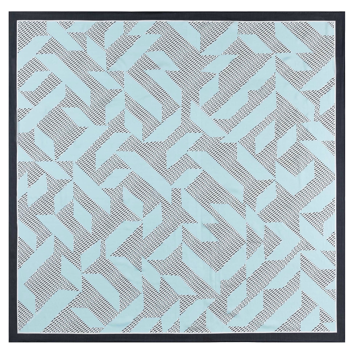 Graphic Shapes 140x140 - multi aqua
