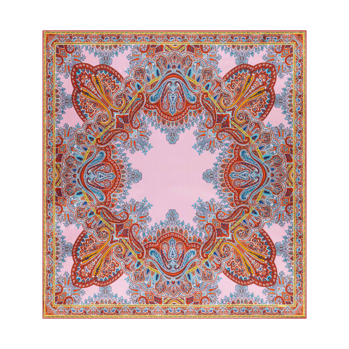 Paisley Reflection 90x90  - multi blossom