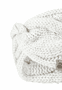 Braided Cashmere Stirnband - woolwhite