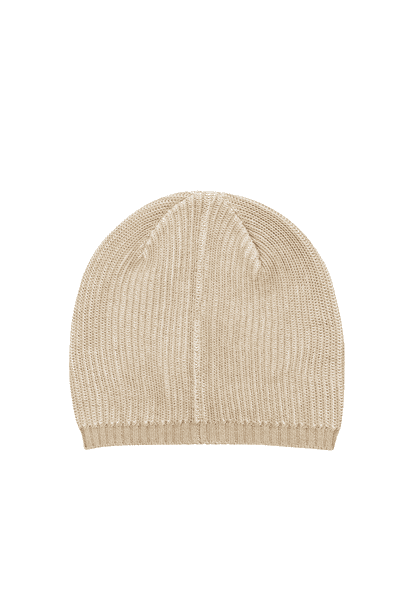 Two Tone Rib Muetze - sand