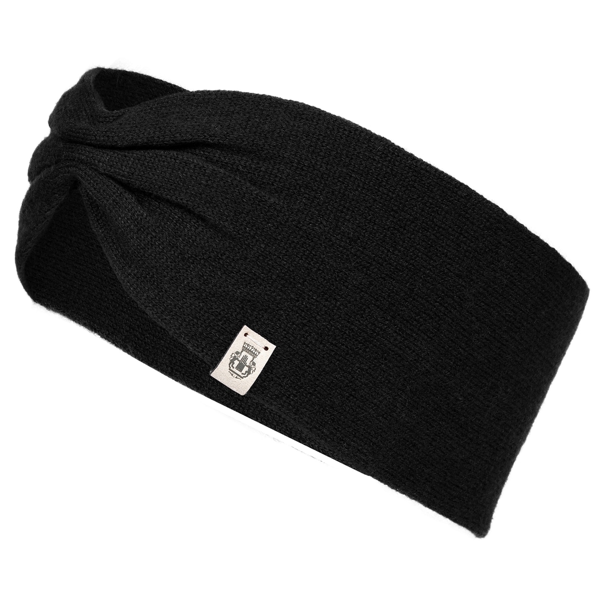 Pure Cashmere Stirnband - black