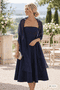 Classic Georgette 65 x 180 - navy