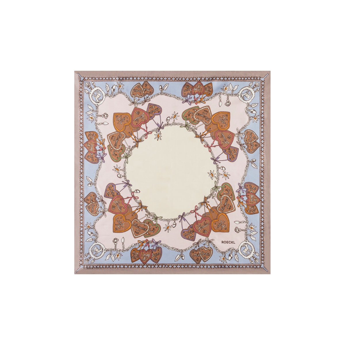 Anni 53x53  - multi pastel