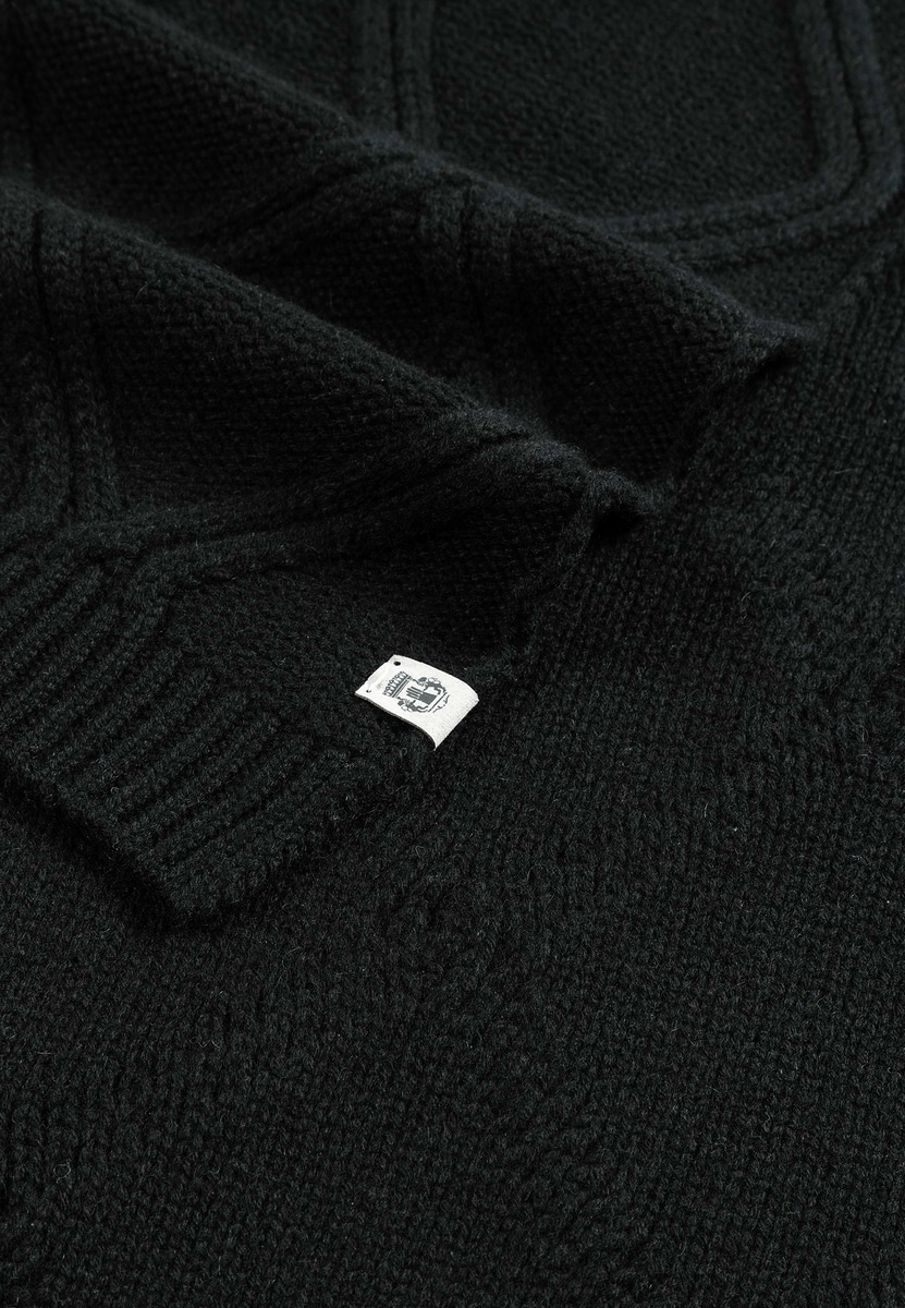 Frozen Winter Schal 35x180 - black