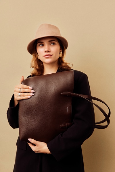 Carla Shopper large - coffee