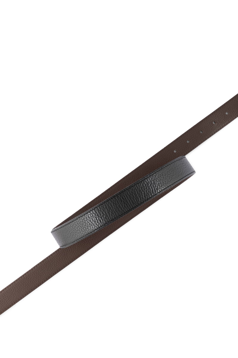 Amie reversible 3cm - black/brown