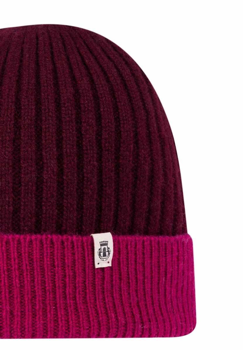 Colour Waves Mütze - wine