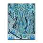 Harfen Paisley 70x170 - multi navy
