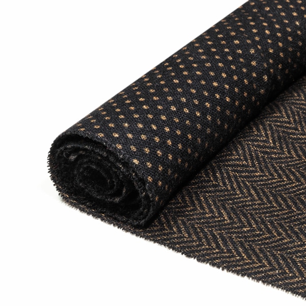 Double Tone 55x180 - black/camel