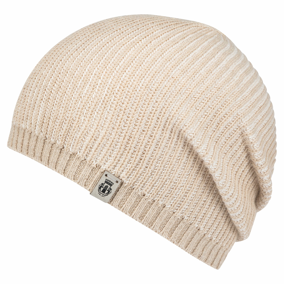 Two Tone Rib Muetze - sand