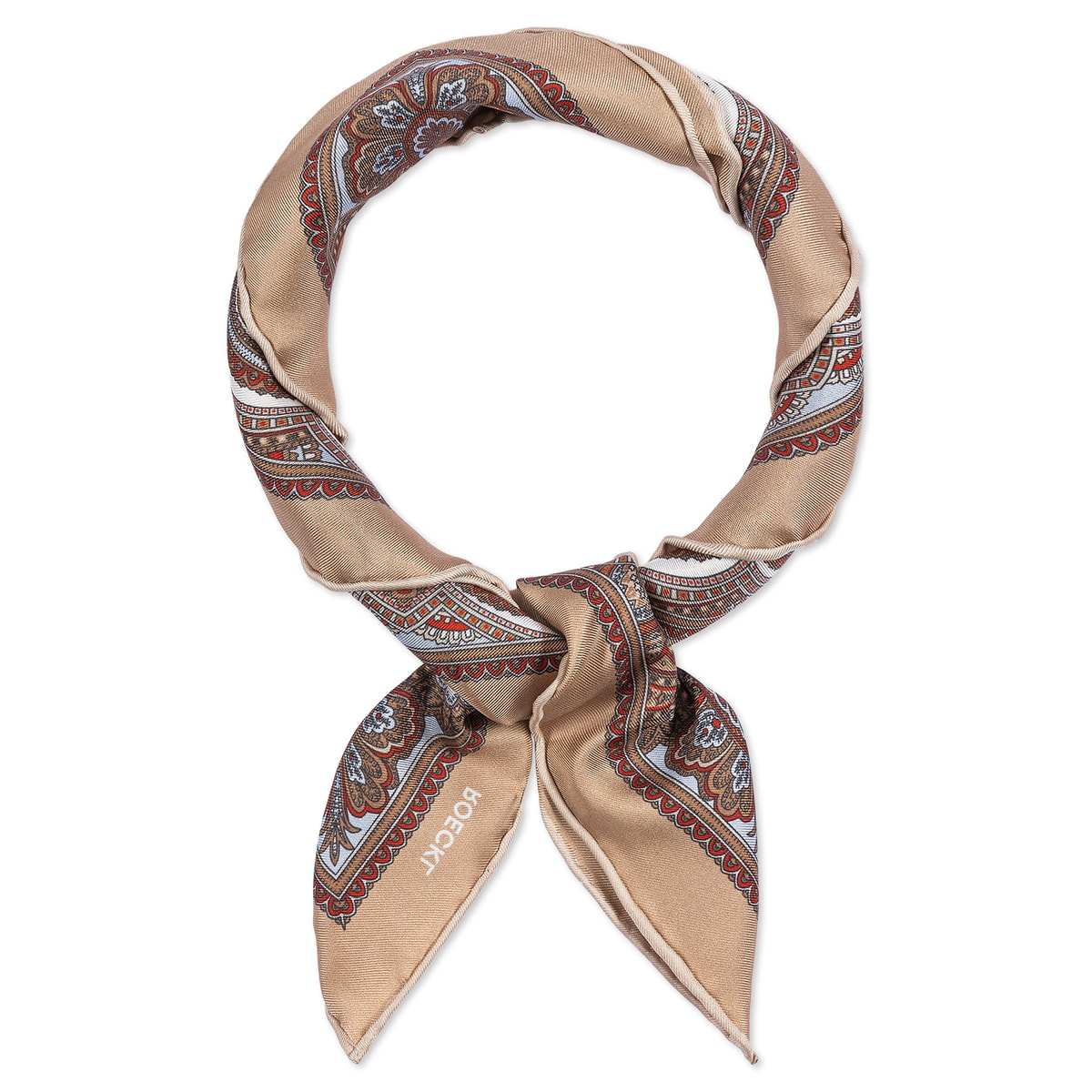 Fine Paisley 53x53  - multi beige