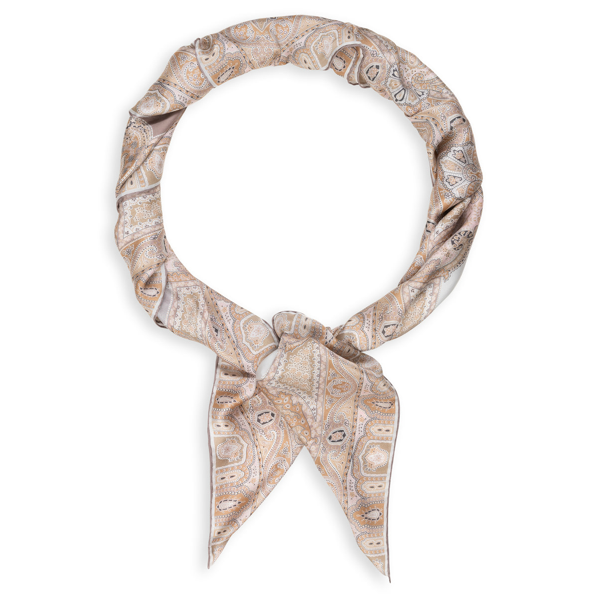 Colorblocking Ornament 140x140 - multi creme