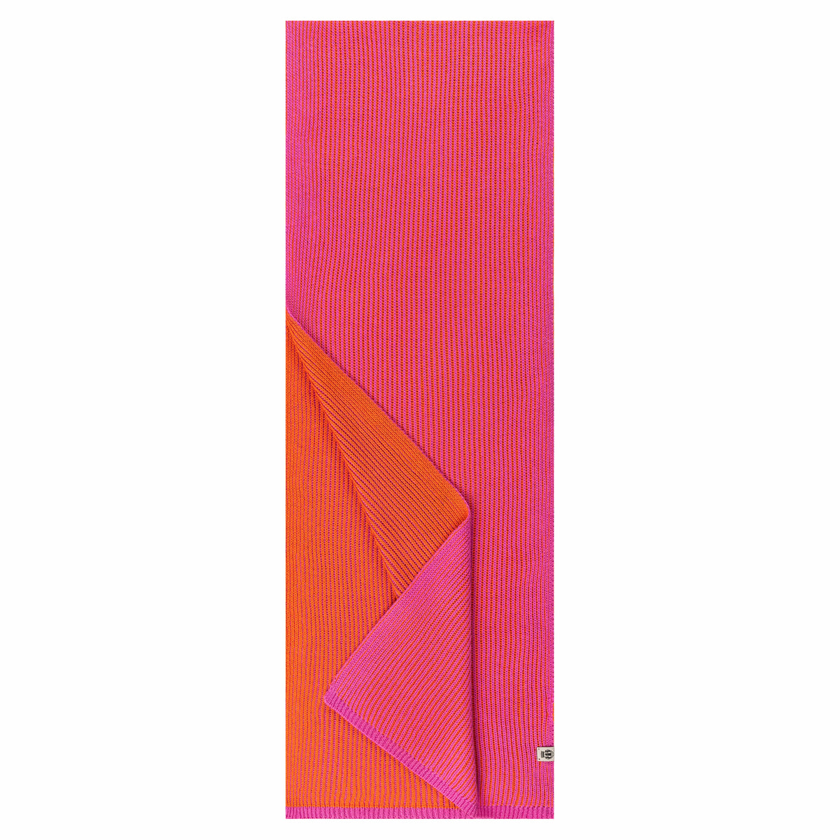 Two Tone Rib Schal 30x180 - pink