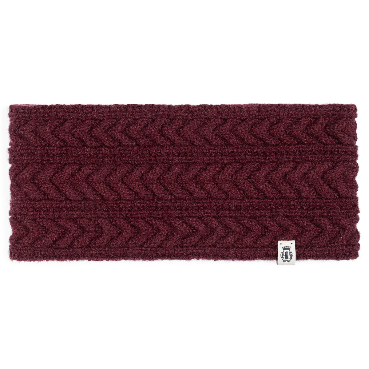 Cashmere Twist Stirnband  - mulberry