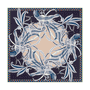 Delia 86x86  - navy/wine