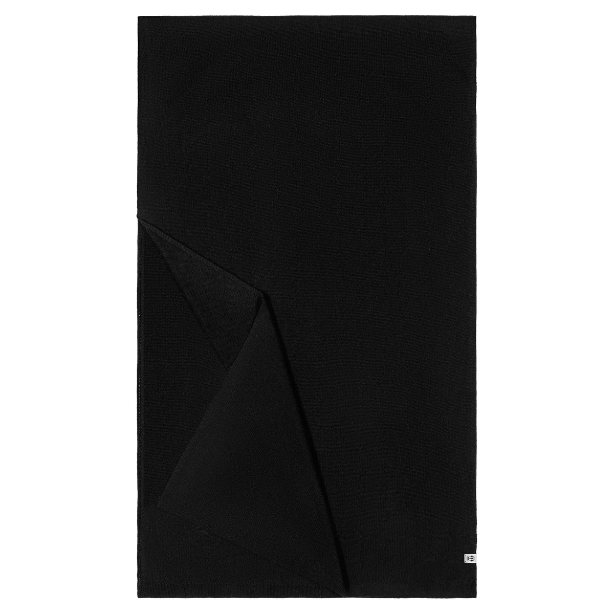 Pure Cashmere Plaid 60x190 - black