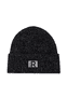 Reflective Rib Mütze Damen  - black