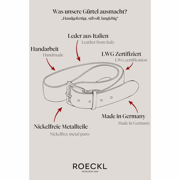 Logo Gürtel 2cm - black