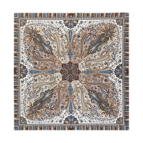 Paisley Mirage 90x90  - multi beige