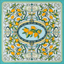 Citrus Garden 64x64  - orange/lime