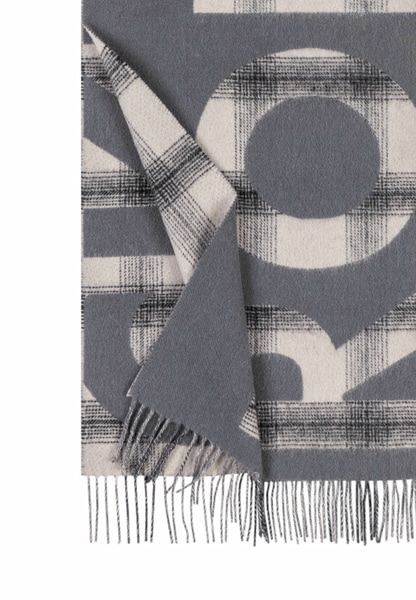 Logo Check Women 35x170 - black