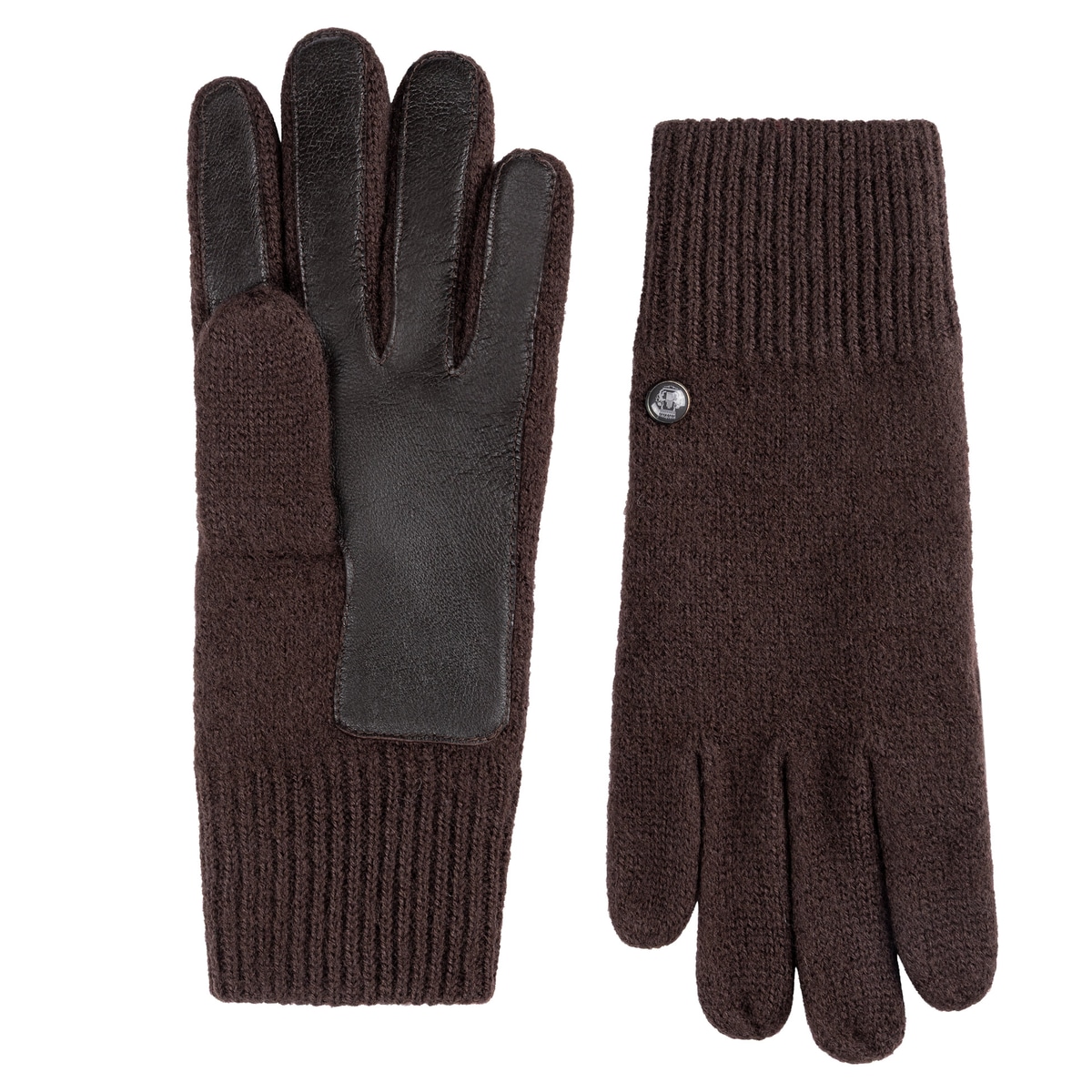 Walkhandschuhe Lederinnenhand - mocca